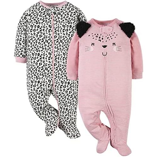 Gerber Baby Girls' 2-pack Sleep 'N Play