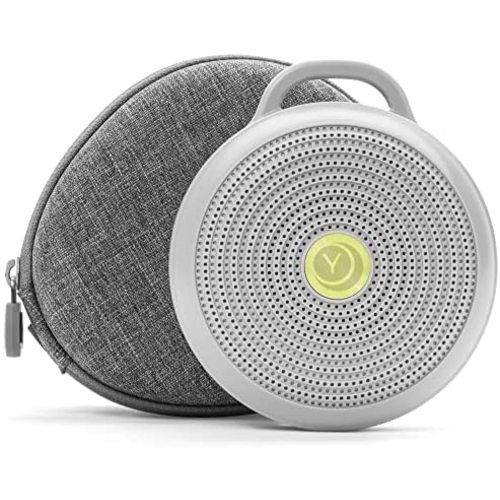 Yogasleep Hushh & Crush Resistant Travel Case, (2 Piece Set) Portable White Noise Sound Machine for Baby, 3 Soothing Natural Sounds, Noise Canceling for Sleep Aid, Office Privacy, & Meditation