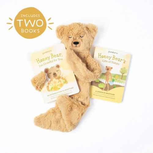 Honey Bear Lovey & Kids Book About Gratitude | Slumberkins