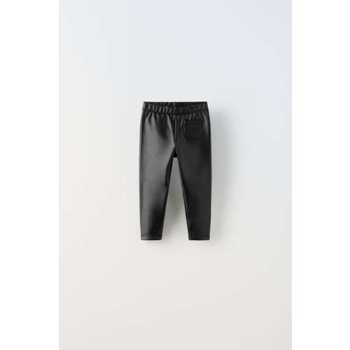 PLAIN RIBBED LEGGINGSFAUX LEATHER LEGGINGSPLUSH CHERRY SWEATSHIRT AND LEGGINGS MATCHING SET