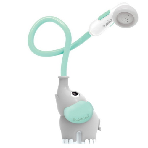 Douche éléphant pour bébé turquoise