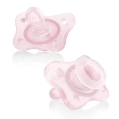 PhysioForma Mini Orthodontic Silicone Pacifier 0-2m (2pc) - Pink