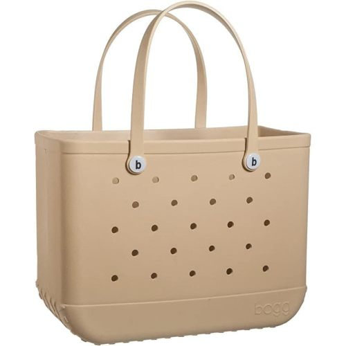 BOGG BAG Original X Large Waterproof Washable Tip Proof Durable Open Tote Bag for the Beach Boat Pool Sports 19x15x9.5 - X-Large - *Coming Soon* Latte You Lots