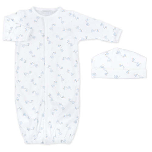 Worth the Wait Printed Converter and Hat Set - Blue