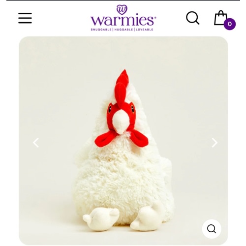 Microwavable Chicken Warmies Junior | Warmies USA