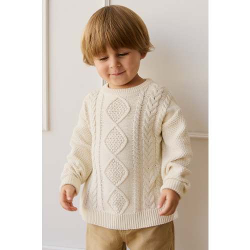 Adam Knit Jumper - Cloud