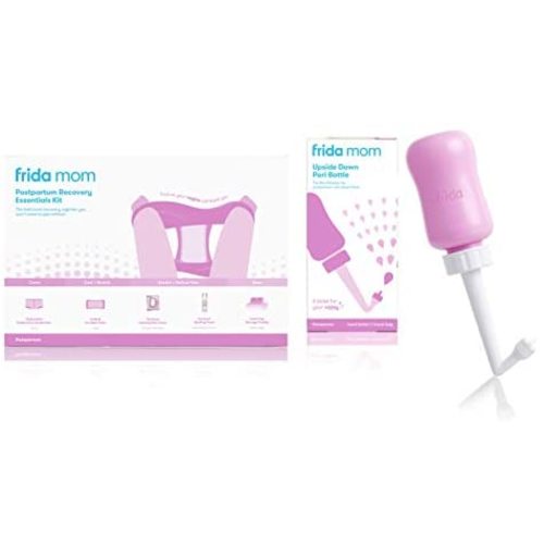 Postpartum Recovery Essentials Kit + Upside Down Peri Bottle