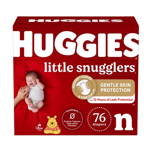 Huggies Little Snugglers Baby Diapers - Size Newborn