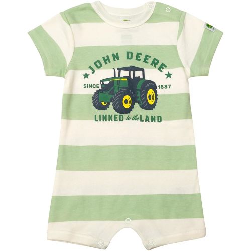 John Deere Truck Romper Newborn to Toddler Sizes (Newborn - 3T)