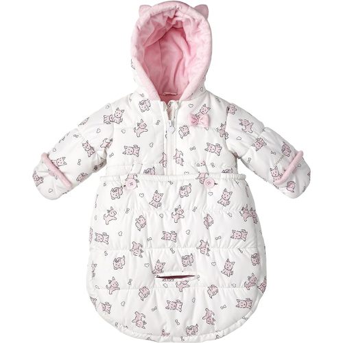 LONDON FOG Baby Girl Boy Puffer Carbag Pram Bag Snowsuit Bunting