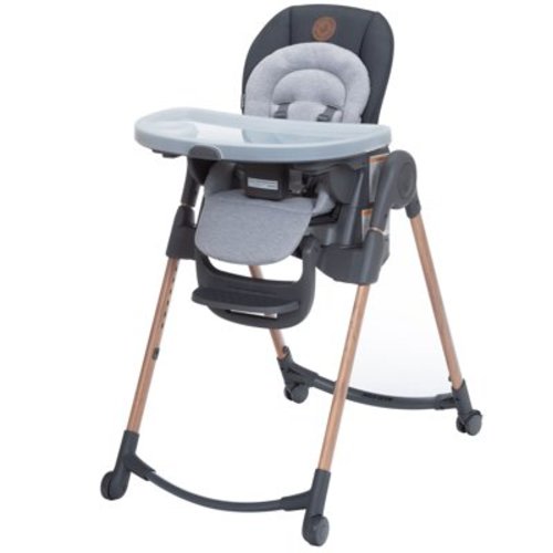 Maxi-Cosi Minla 6-in-1 High Chair, Essential Graphite, Infant Booster Seat