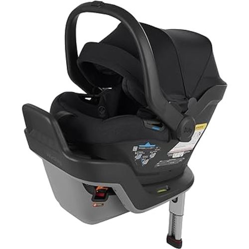 UPPAbaby Mesa Max Infant Car Seat|Base with Load Leg+Robust Infant Insert Included|Innovative Safety Features+Simple Installation|Directly Attaches to Stroller|Jake (Charcoal)