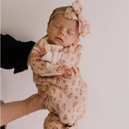 Muslin Swaddle | Paisley Coffee – Little and Fern
