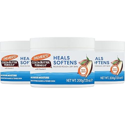 Palmer's Cocoa Butter Formula Daily Skin Therapy Solid Lotion, 7.5 Oz (Pack of 3) Intensive Body Moisturizer with Vitamin E for Extremely Dry & Eczema-Prone Skin, Helps Provide 48-Hour Deep Hydration