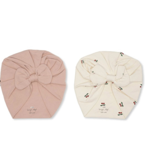 2 Pack Bambi Bonet Cherry / Rugby Tan Konges Slojd - TOC TOC Kids Store