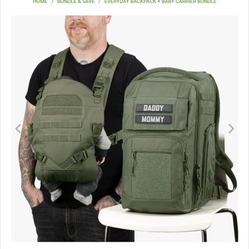 Everyday Backpack + Baby Carrier Bundle