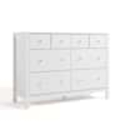 Storkcraft Horizon White 6-Drawer 47.88 in. Wide Dresser 03686-001