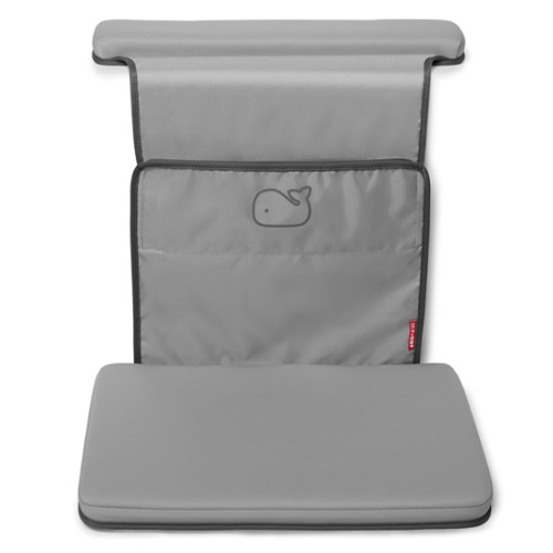 Skip Hop Baby Bath All-in-One Elbow Saver and Kneeler, Moby, Grey
