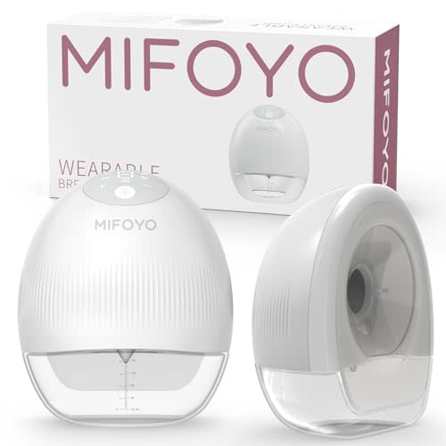 Wearable Breast Pump Hands Free: Electric Portable Breastfeeding Pumps with 4 Modes & 9 Levels - Rechargeable Wireless Milk Pump with Smart Display for Moms - 24mm 2 Pack