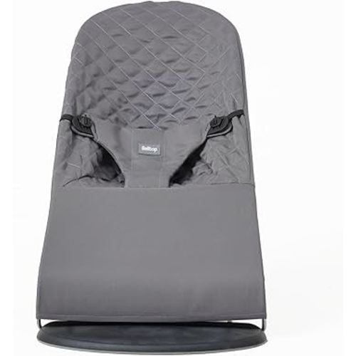 Fabric seat for Bouncer Belltop Compatible with BabyBjörn Bouncer: Soft & Bliss. Cover for Baby Bouncer (seat): Hypoallergenic & Breathable. Seat for Baby Swing: Ergonomic (Grey)