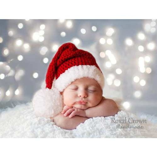 Baby Christmas hat, Santa Baby Hat, First Xmas Outfit, Santa Elf Costume, Newborn photo prop, Infant, Crochet Kids Hats, RoyalCrownHandmade