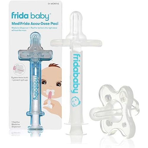 Frida Baby Medicine Dispenser, Medi Frida Baby Medicine Syringe & Accu-Dose Pacifier for Mess & Fuss Free Use