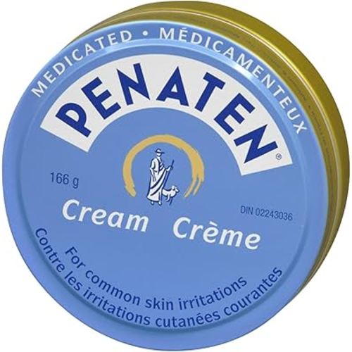 Penaten Diaper Rash Cream for Baby, Zinc Oxide Cream, 166g