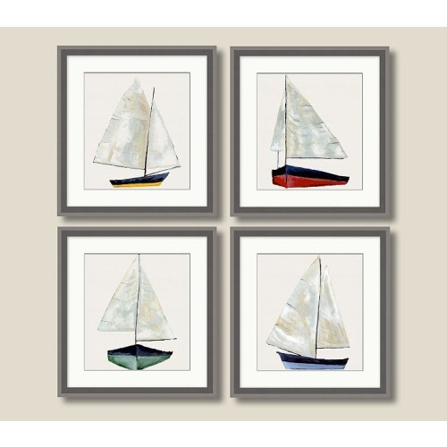 Jordan Connelly Little Boat Wall Art | Pottery Barn Kids