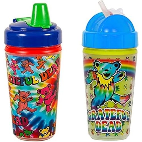 Grateful Dead Sippy & Straw Cup Combo by daphyls