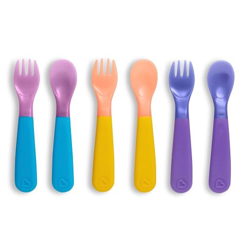 Munchkin® ColorReveal™ Color Changing Toddler Forks and Spoons, 6 Pack