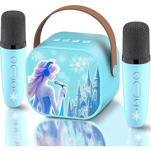 Frozen Toys for Girl Gift Kids Karaoke Machine Toys Princess Toys 3 4 5 6 7 8 9 10 Year Old Girl Birthday Gifts Kids Toys,Mini Microphone,Girl Toys Age 4-5, 4 Year Old Girl Birthday Gifts