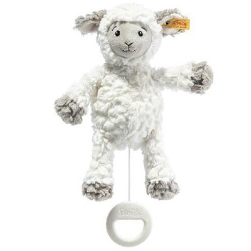 Steiff Soft Cuddly Friends Lita Lamb 12Inches Music Box - Collectible NEW