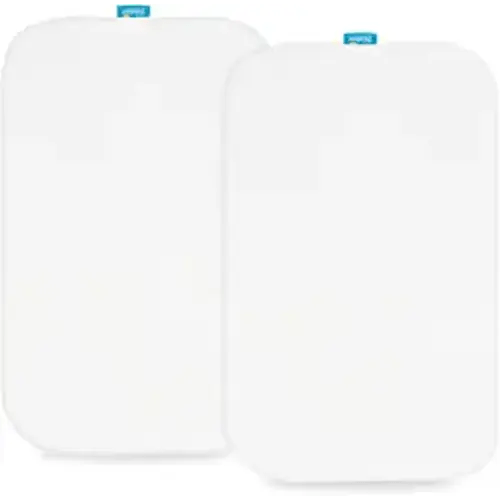 100% Cotton Bassinet Sheets Compatible with Baby Delight Beside Me Dreamer Bassinet, 2 Pack, Ultra Soft Bassinet Sheet for Baby, White - for Baby Delight Beside Me Dreamer Bassi...