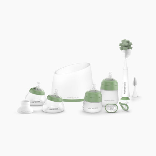 Nanobebe Baby Bottle Complete Feeding Set - Sage