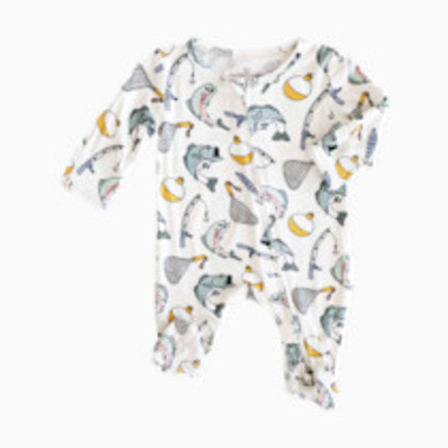 Caden Lane Zipper Footie - Catch Of The Day, 3-6 M