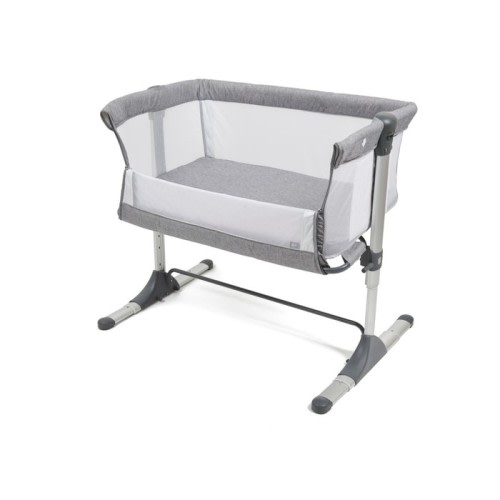 4Baby Snuggle-Cuddle Bedside Sleeper Lgt Grey | Bassinets and Bedside Sleepers | Baby Bunting AU