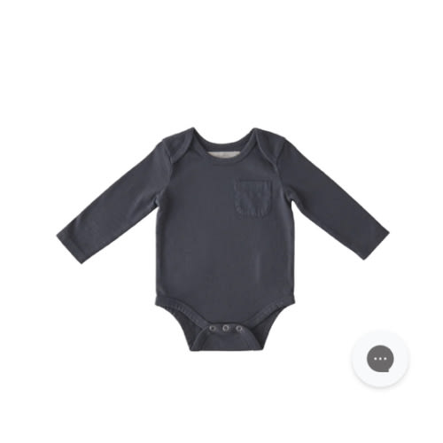 Garment Dye Long Sleeve One-Piece, 6-12 mo
