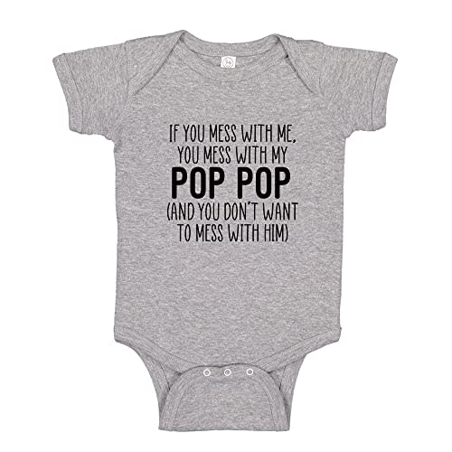 Pop Pop Baby Bodysuit One Piece or Toddler T-Shirt - Funny Grandpa Gift