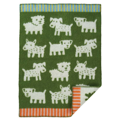 Voff ECO Lambswool Baby Blanket, Two Color Variants