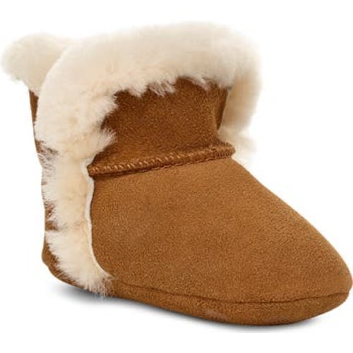 Lassen Genuine Shearling Crib Shoe