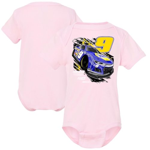 Girls Newborn & Infant Chase Elliott Hendrick Motorsports Team Collection Pink Bodysuit