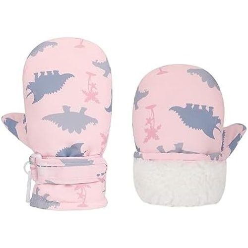 Urban Virgin Infant Baby Toddler Kids Winter Mittnes Lined Fleece Warm Waterproof Ski Snow Gloves For Boys Girls