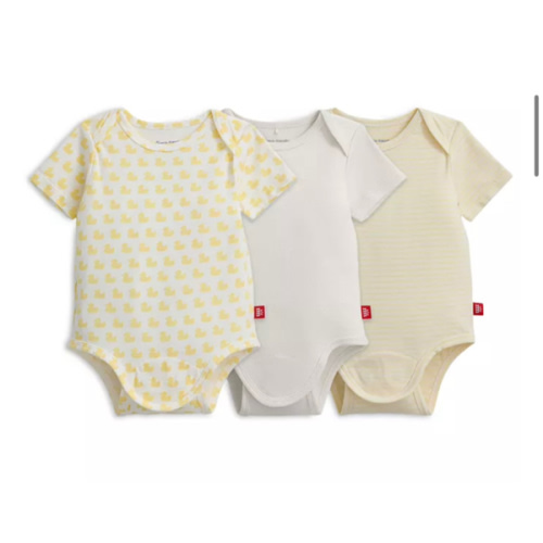 Unisex Bodysuit Bundle, Pack of 3 - Baby