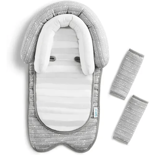 Munchkin® Brica® XtraGuard™ Head Support & Strap Cover for Baby Car Seats with Silver-Ion Technology, Dots