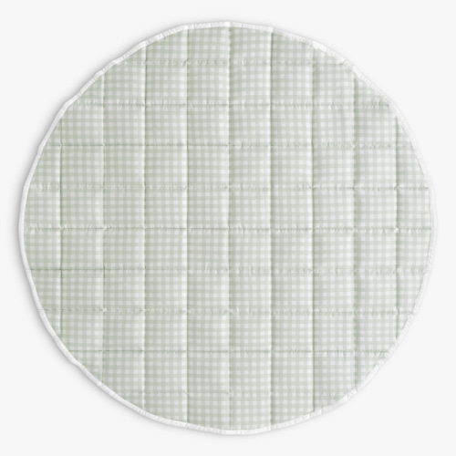 Picnic Gingham Play Mat - Green