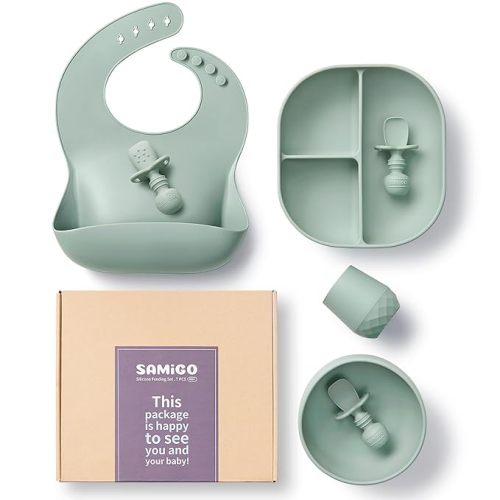 Silicone Baby Feeding Set | Forest