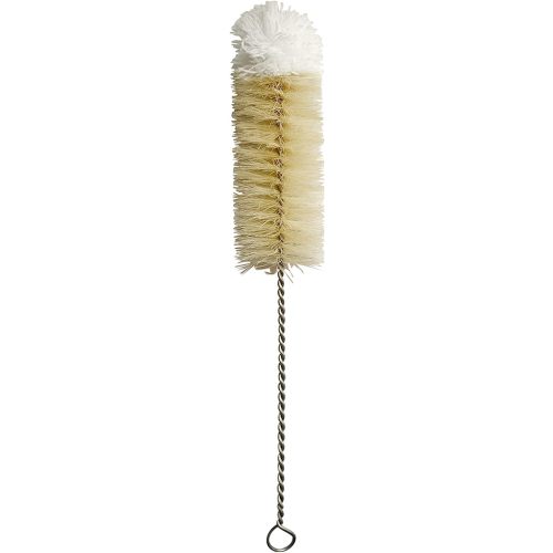 Stainless Steel Soda Cleaning Brush in Natural Boar Bristle Wool Tip