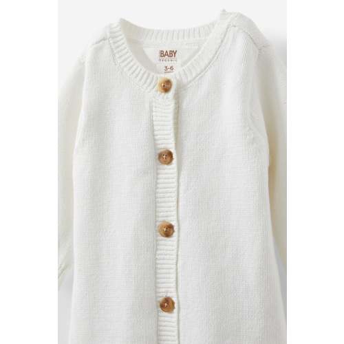 Organic Knit Long Sleeve All In One