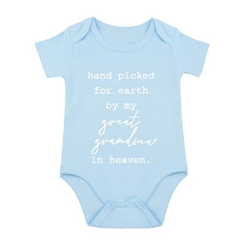 listery Hand Picked For Earth By My Great Grandpa Bodysuit New Boys Baby Girls By My Great Grandpa Newborn