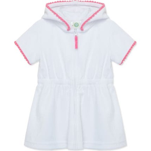 Zip Hooded Cover-Up Dress, 6-9M